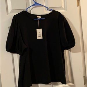 A new day XXL black shirt NWT